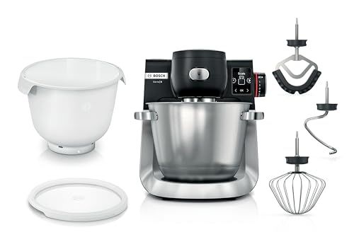 Bosch Serie 6 Keukenmachine met weegschaal en timer 1600 W Zwart, RVS MUMS6ZS18