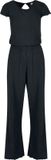 Urban Classics Rib Wide-leg Dames Jumpsuit - zwart - L
