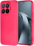 Techsuit Hoesje geschikt voor Xiaomi 17T Pro - Soft Flex Silicone Back Cover - Hot Pink