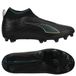 PUMA Ultra 6 Match + Laceless FG/AG Eclipse - Noir/Vert/Green Terrain Enfant, pointure 30