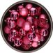 Bellatio Decorations Shoppartners Bv 37x Kunststof Kerstballen Fuchsia Roze 6 cm Mix