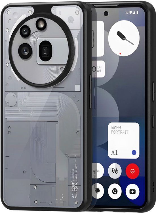 Dux Ducis Aimo Series Back Cover voor Nothing Phone (3a) Pro - Zwart