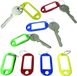 PARENCE. - Set van 20 sleutelhangers voor inchecken/bagage, thuis, huisdieren - plastic, willekeurige kleuren