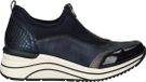 Remonte Instappers Dames Blauw Maat 38