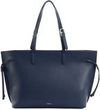 FURLA Ava Tote With Zip Ink Blue Schoudertas Leer Vrouwen