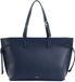 FURLA Ava Tote With Zip Ink Blue Schoudertas Leer Vrouwen
