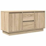 vidaXL - TV-meubel met LED-verlichting, 100x41x50 cm, sonoma eikenkleurig