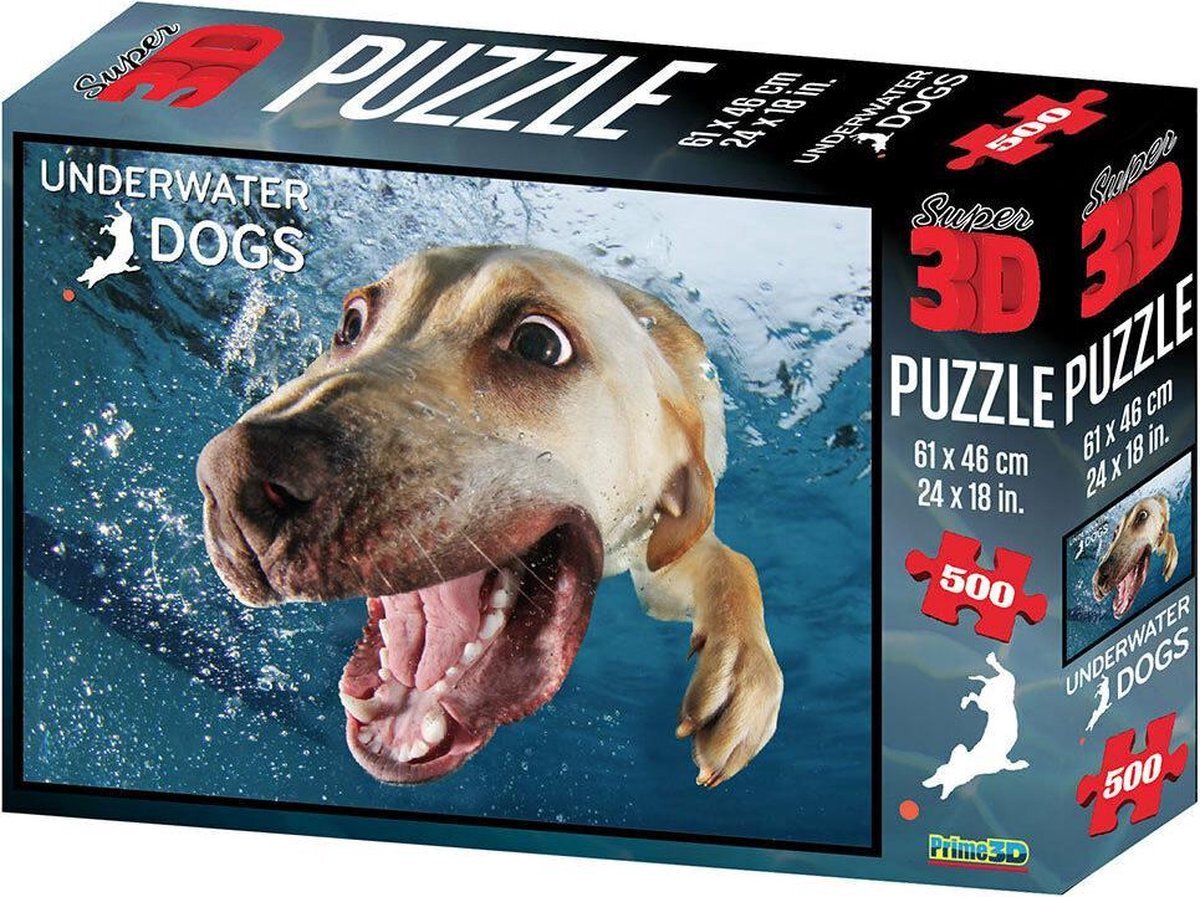 National Geographic 3D puzzel Bella de Labrador 500 stukjes