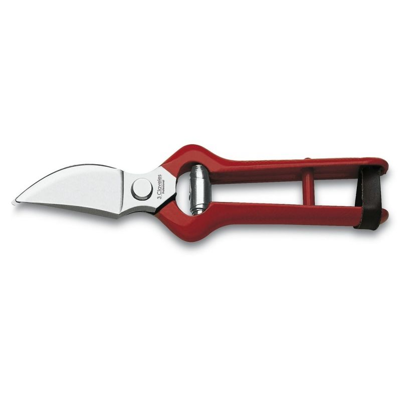 3 Claveles 304 Snoeischaar - 21 cm - Rood