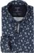 OLYMP 24/7 modern fit overhemd - tricot - marine blauw dessin - Strijkvriendelijk - Boordmaat: 41