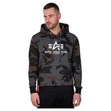 Alpha Industries Basic Sweat à capuche Camo Noir Camo-XXXL
