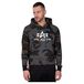 Alpha Industries Basic Sweat à capuche Camo Noir Camo-XXXL
