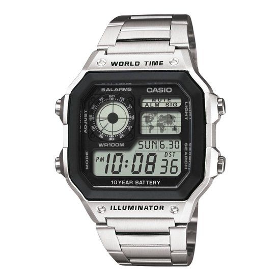Casio Collection Men AE-1200WHD-1AVEF Heren Horloge - 42 mm