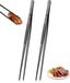 LEAZZLE lot de 2 pinces de cuisine, pinces de cuisine avancées en acier inoxydable, pinces de barbecue de 30 cm de long, pointues/circulaires, convient pour la nourriture, la cuisine, le barbecue et la pâtisserie