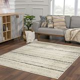 Surya MYRIAM Vloerkleed - Ivoor/Grijs - 160x213 cm