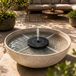 matches21 HOME & HOBBY Jeu d'eau Fontaine solaire Fontaine d'eau pour jardin Fontaine miniature, 16 cm de largeur