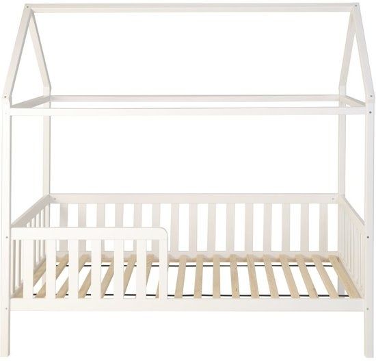 Viking Choice Huisbed huisje - kinderbed - wit - 200 x 90 cm