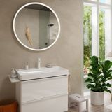 Hansgrohe Tecturis S Wastafelkraan 110 CoolStart Chroom - Met Trekwaste