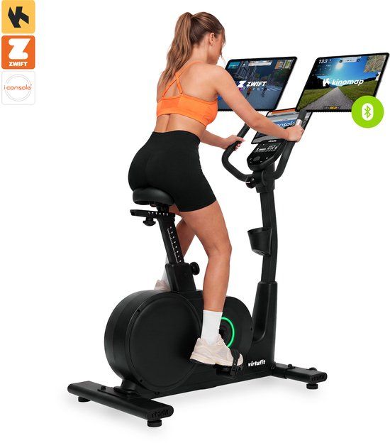 VirtuFit iConsole HTR 2.1 Ergometer Hometrainer - Zwart/Groen