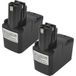 Vhbw 2x Batterie Remplacement Pour Würth 702 300712 702 300 712, 702300 712 Pour Outil Électrique (1500 mAh, NiMH, 12 V)