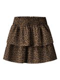 NAME IT Meisjes Rok NKFPLOTTA SKIRT BOX Bone Brown Polyester Kort Maat 134
