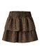 NAME IT Meisjes Rok NKFPLOTTA SKIRT BOX Bone Brown Polyester Kort Maat 134