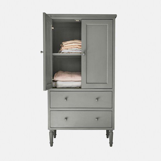 LOBERON Kast Kystlund grijs/groen
