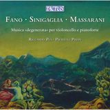 Outhere Tactus Riccardo Pes, Pierluigi Piran - Fano, Sinigaglia, Massarani: «Musica Degenerata» Per Violoncello E Pianoforte (CD)