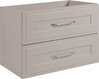 Meuble bas pour lavabo, design classique, finition cachemire, largeur 80 cm