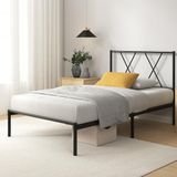 Zinus Elias Bed 90 x 200 cm, Zwart