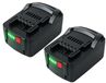 Metabo 2x 5.0Ah batteries for 18V tools