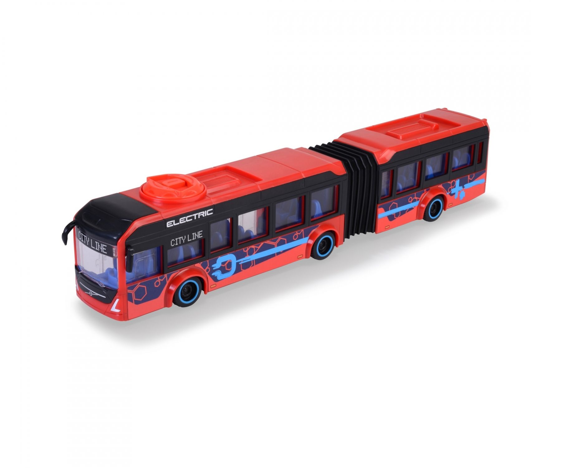 Dickie Toys Volvo Stadsbus - 40 cm - Rood - Vanaf 3 jaar