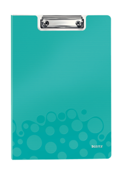 Leitz WOW Clipfolder with cover - blauw