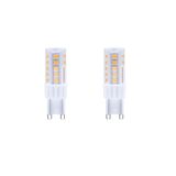 BLAUPUNKT Ledlamp G9, mat, 4 W, 500 lm, 3000 K, warmwit, 2 stuks