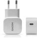 Neovo Chargeur USB-C 30W - Chargeur rapide GaN - Blanc