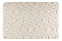 Eurofirany Badmat Wave, 60x90, romig, stof