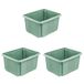 keeeper Bak emil, stapelbaar door draaien, 41 x 34,5 x 22 cm, 24 l, groen (Nordic Green), 3 stuks