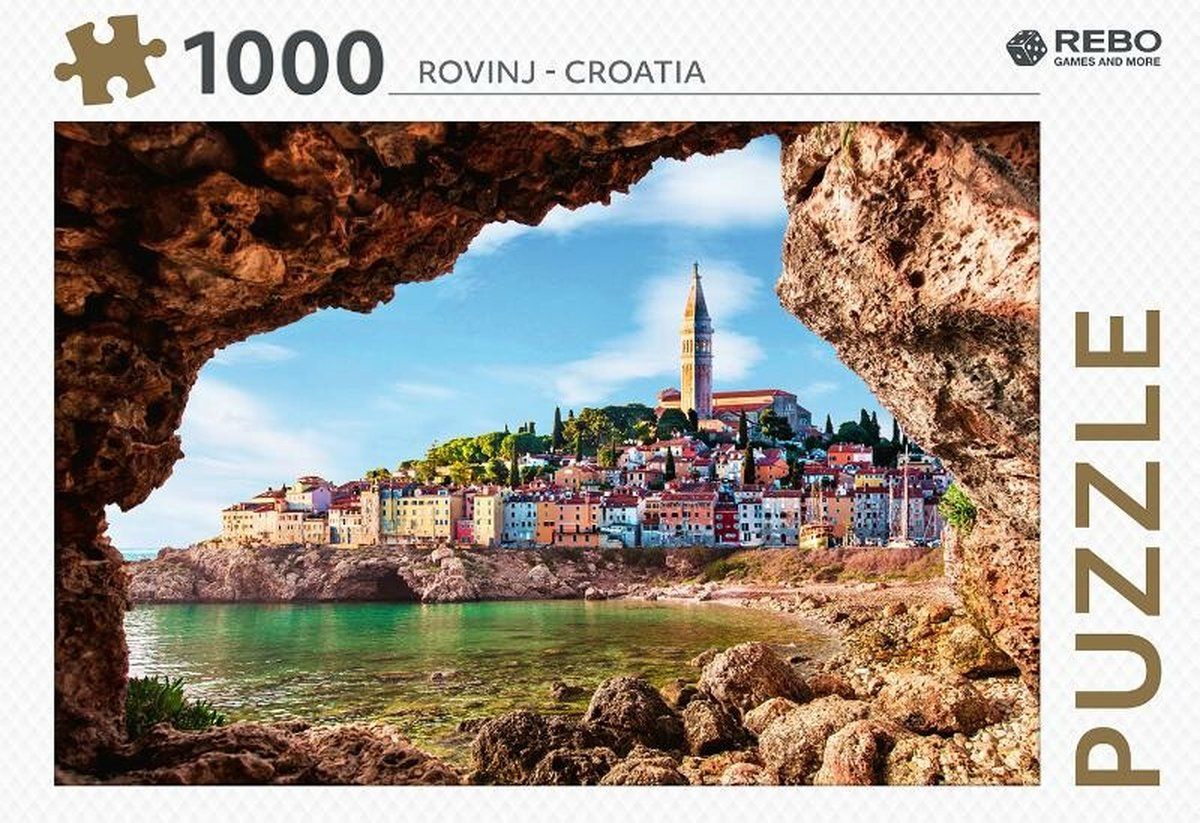 Rebo legpuzzel 1000 stukjes - Rovinj - Croatia - Multicolor