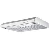 Respekta Hotte encastrable Sina acier inoxydable, 50 cm, évacuation & recyclage, modèle CH500IX-19, classe énergétique A+