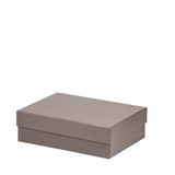 Rössler - Geschenkdoos met deksel 196x264x80 mm Taupe