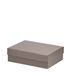 Rössler - Geschenkdoos met deksel 196x264x80 mm Taupe