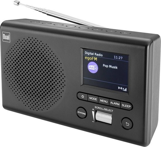 Dual MCR 4 - draagbare DAB (+)/FM-radio met TFT-kleurendisplay.