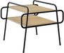 vidaXL Salontafel Sonoma Eiken 60 x 60 x 51 cm Bewerkt hout