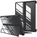 FINTIE Hybride hoes, compatibel met Microsoft Surface Pro 9 (2022) 13 inch, schokbestendige foliohoes met TPU robuust frame fit type cover toetsenbord + originele kickstand, zwart