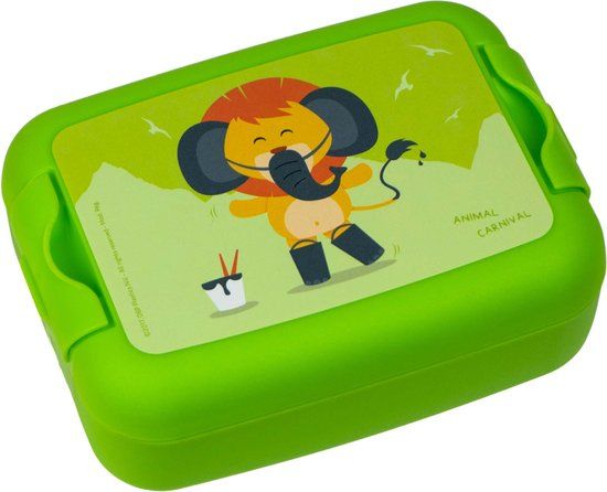 Amuse Broodtrommel Leeuw 1 Liter Groen