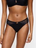 Triumph Tai-Slip Wild Gardenia Florale Zwart Gebloemd Lyocell/Spandex Dames XXL