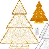 Springos LED Kerstboom | 60 cm | 100 LED | Warm Wit