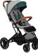 MoMi Estelle Dakar Wandelwagen - Compacte Lichtgewicht Buggy - XXL Wielen - Inclusief Regenhoes, Voetenzak & Muskietennet - Jungle Grijs-Groen