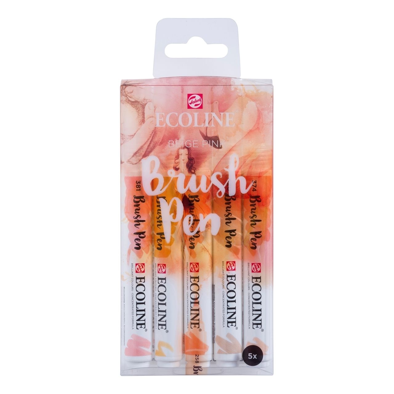 Talens Ecoline - Markeerstiften - 5 stuks - Multi