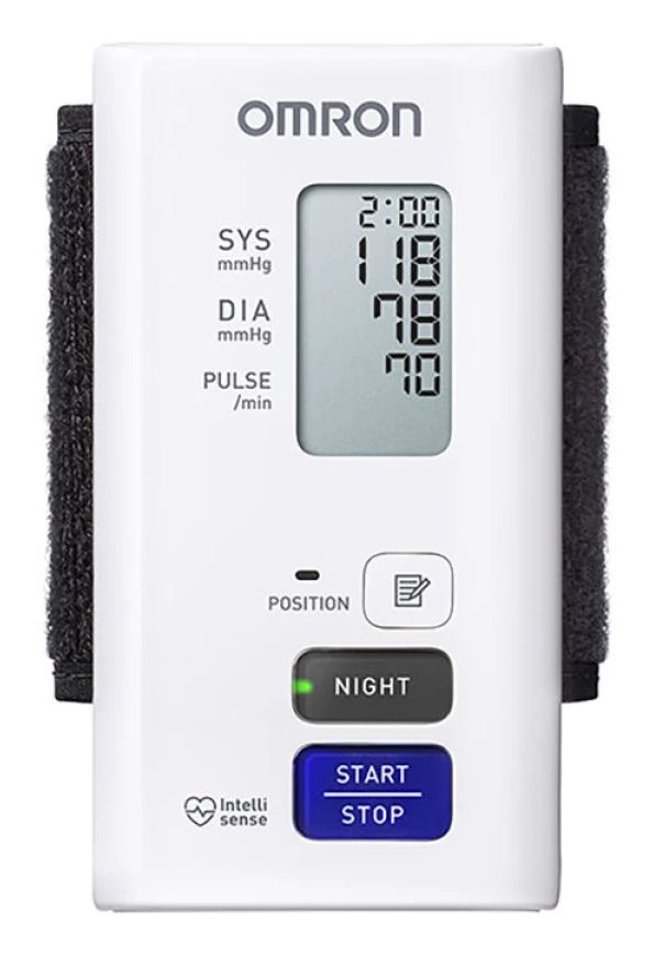Omron NightView Automatische Polsbloeddrukmeter - Draadloos - Wit